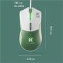 Voir la diapositive 5 : SKILLKORP Souris Gamer Filaire M5 VERTE Access