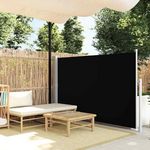 VIDAXL Auvent lateral retractable 140 x 300 cm Noir