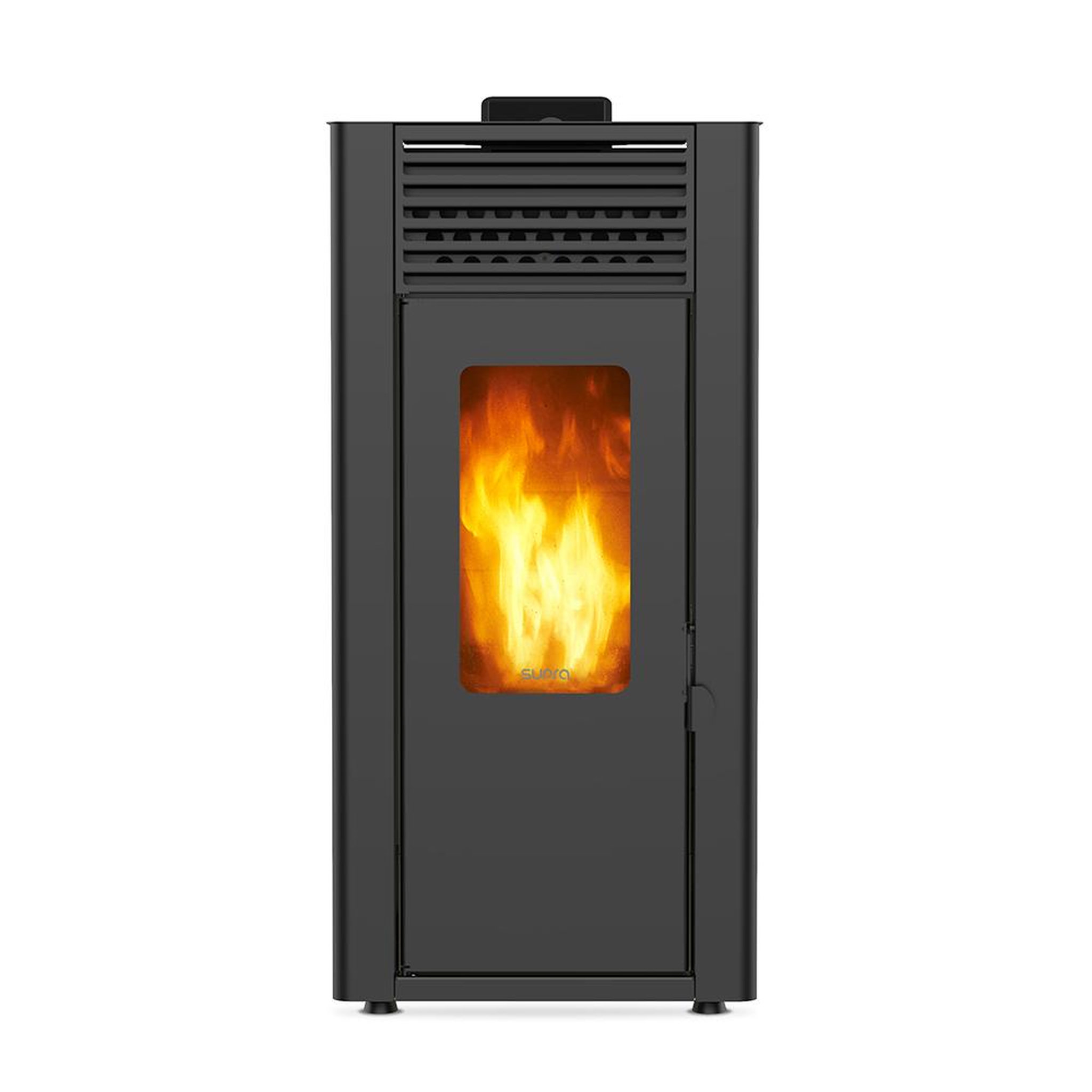 Voir la diapositive 3 : Supra Poêle à granulés de bois 11.9kw noir - orphee 12 noir