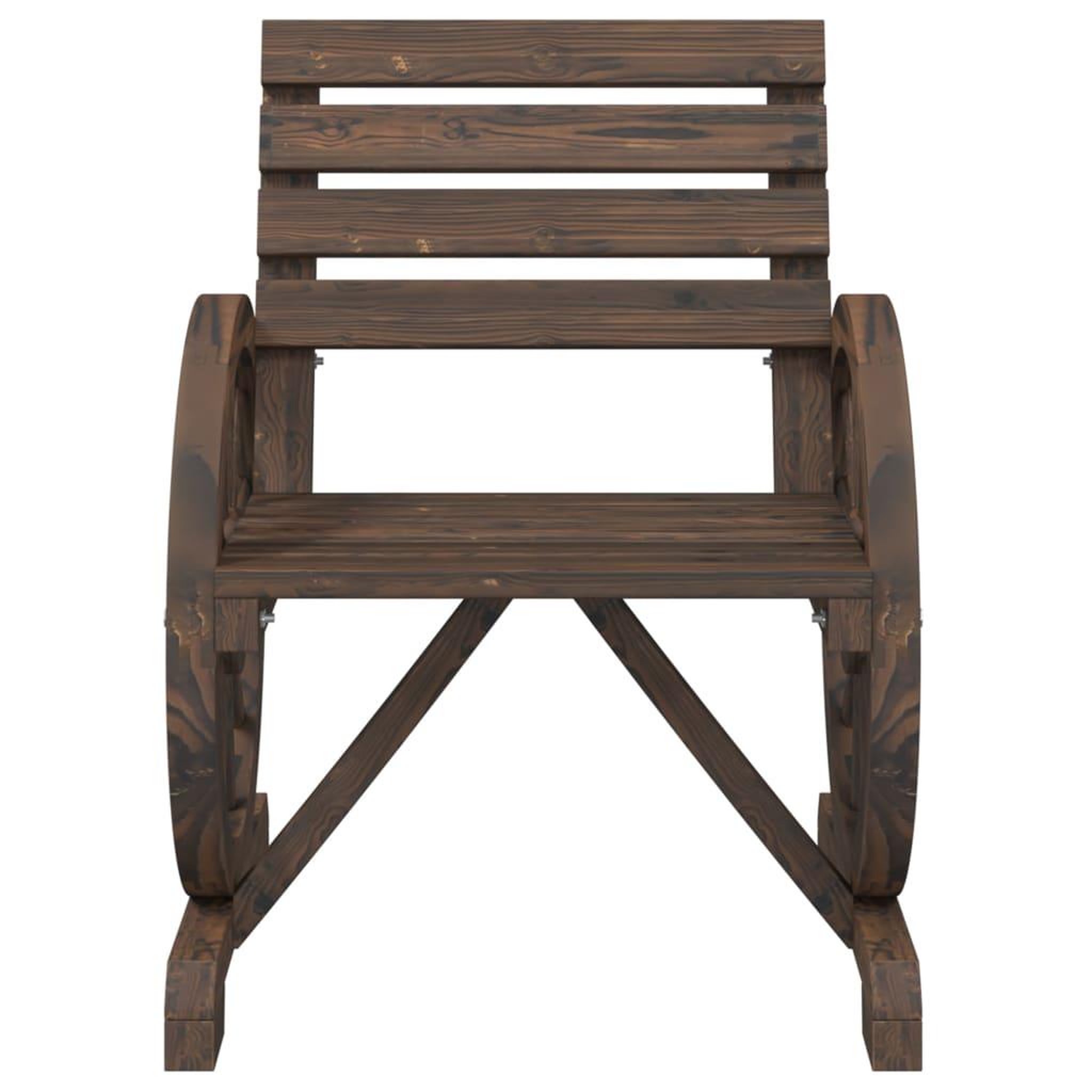 Voir la diapositive 5 : VIDAXL Chaises de jardin lot de 2 58x58x78,5 cm bois de sapin massif