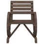 Voir la diapositive 5 : VIDAXL Chaises de jardin lot de 2 58x58x78,5 cm bois de sapin massif