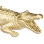 Voir la diapositive 2 : FIVE Crocodile en résine - Doré