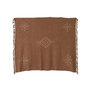 Voir la diapositive 4 : Paris Prix Plaid Design Ethnique  Camel  130x170cm Marron