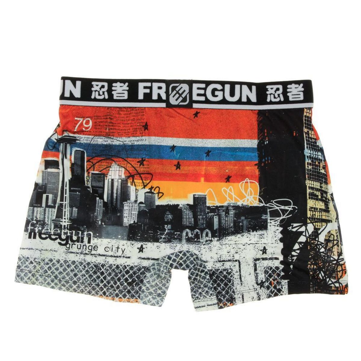 FREEGUN Boxer Multicolores Homme Freegun Grunge City