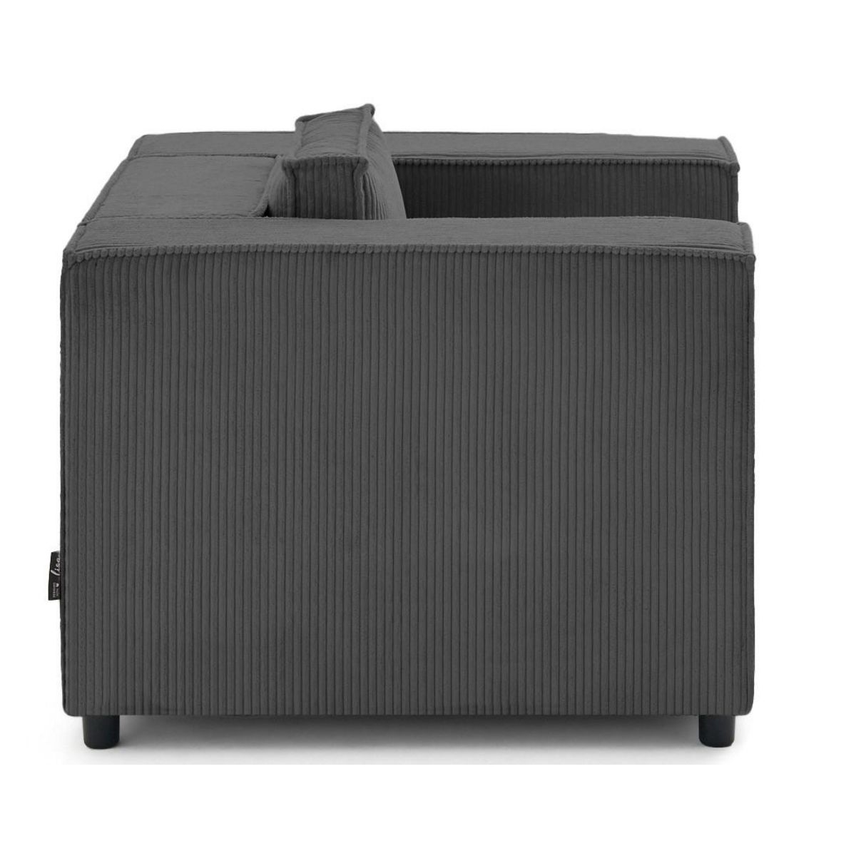 LISA DESIGN Stella - fauteuil en velours côtelé