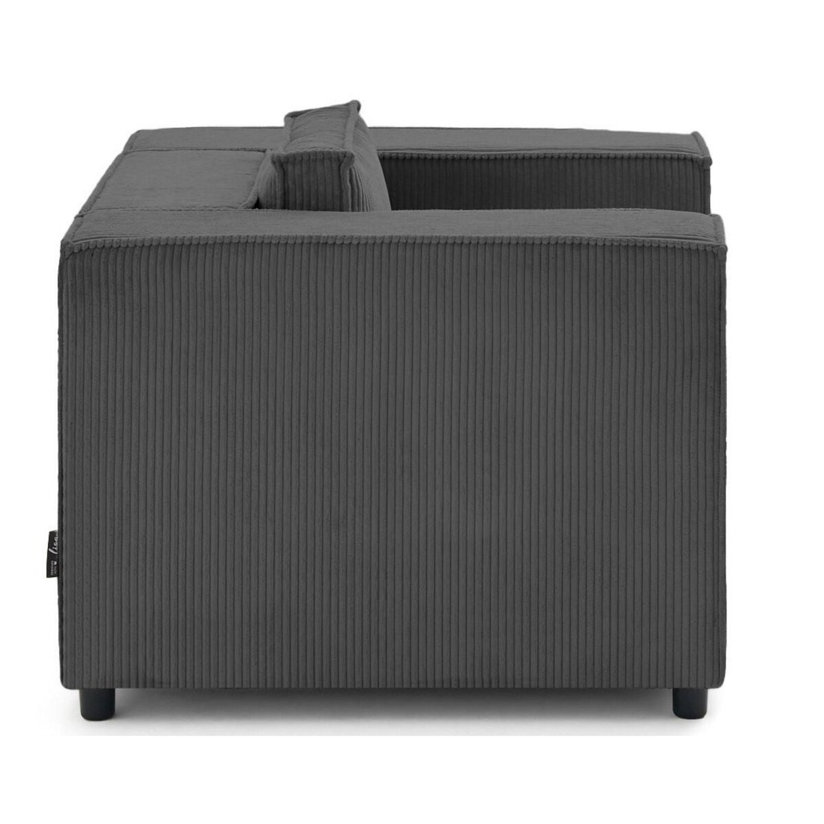 LISA DESIGN Stella - fauteuil en velours côtelé