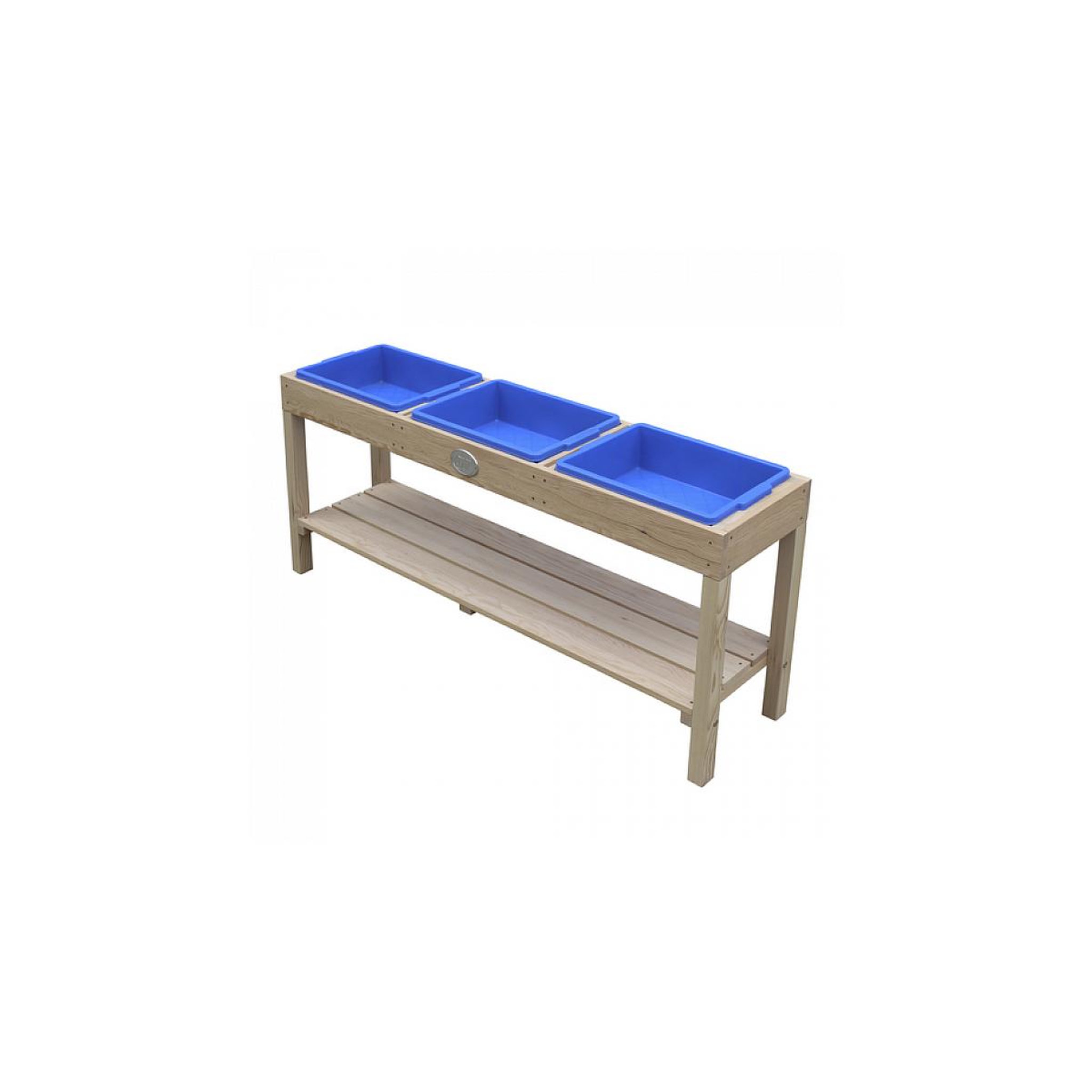 Voir la diapositive 2 : Axi House AXI Table d'activite 3 containers Naturel Marron