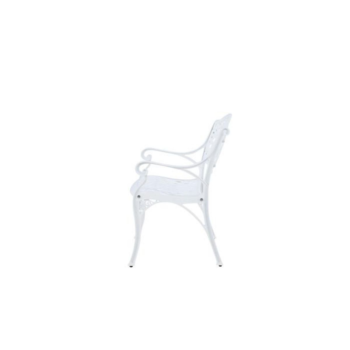 Paris Prix Banc de Jardin Design  Mafra  100cm Blanc