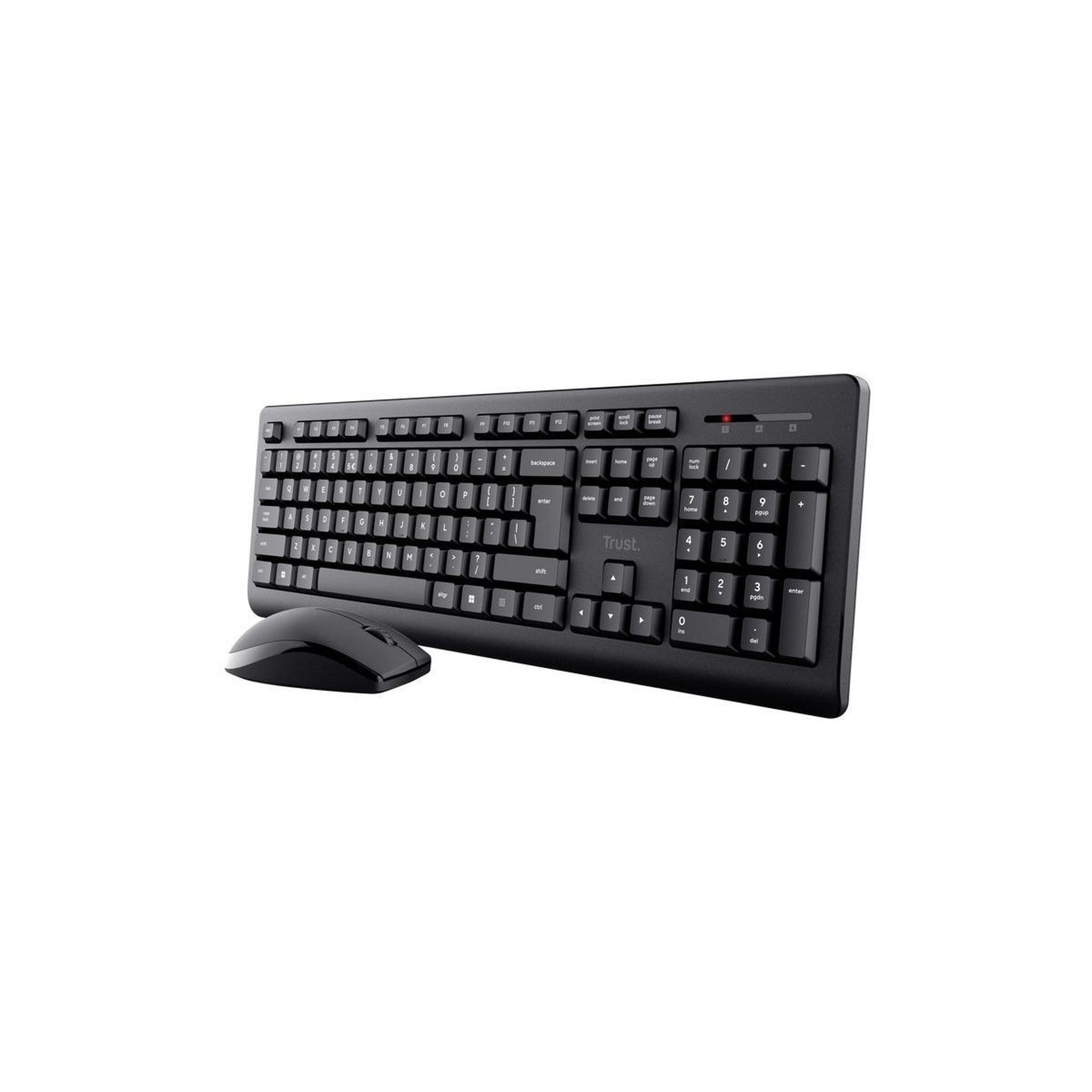 Trust Trust primo clavier souris incluse bureau rf sans fil qwerty italien noir