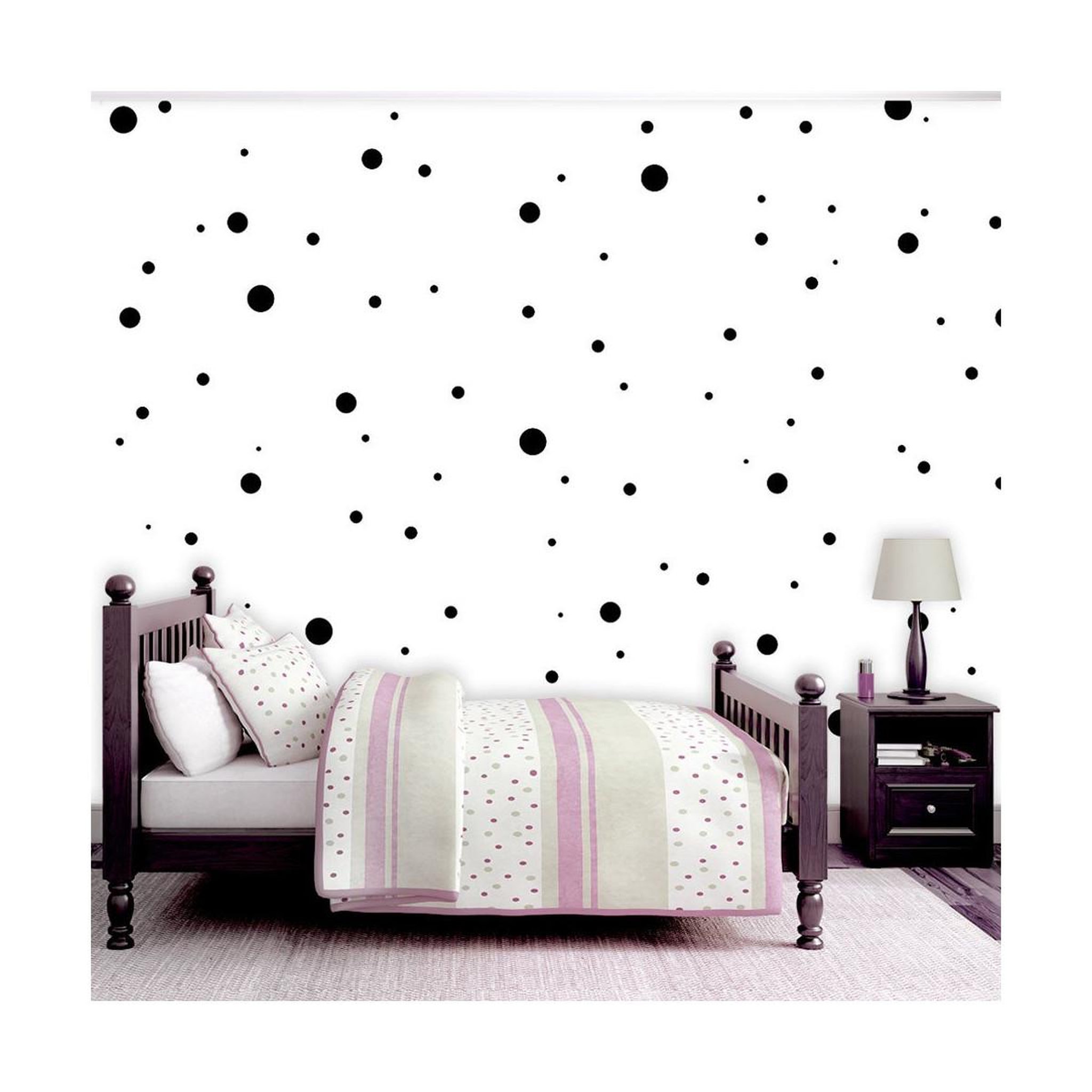 Paris Prix Papier peint  stylish dots  50x1000cm