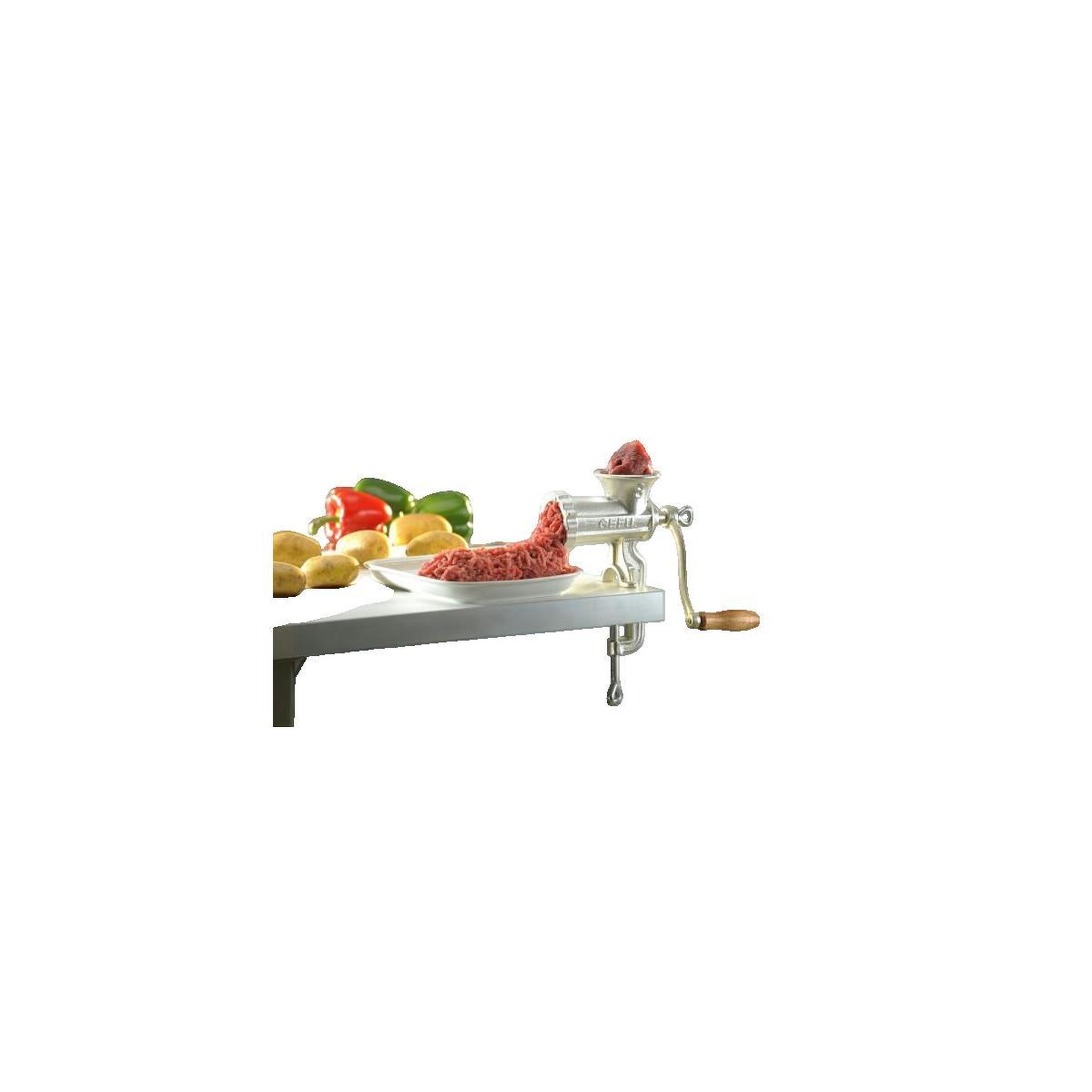 Voir la diapositive 3 : GEFU Hachoir professionnel gefu acier inoxydable