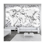 Paris Prix Papier Peint  The World of Newspapers. Coloris disponibles : Multicolore