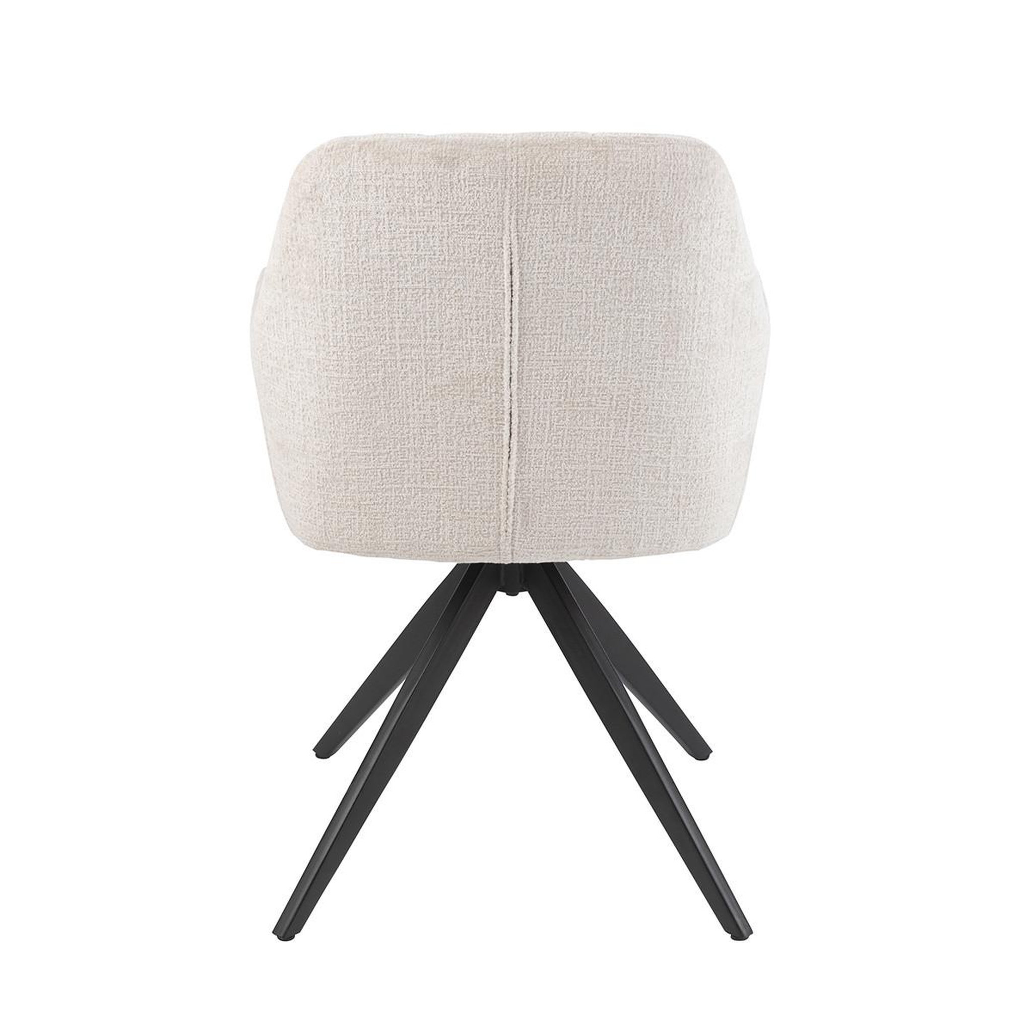 Voir la diapositive 4 : J-LINE Chaise design  louna  85cm ivoire