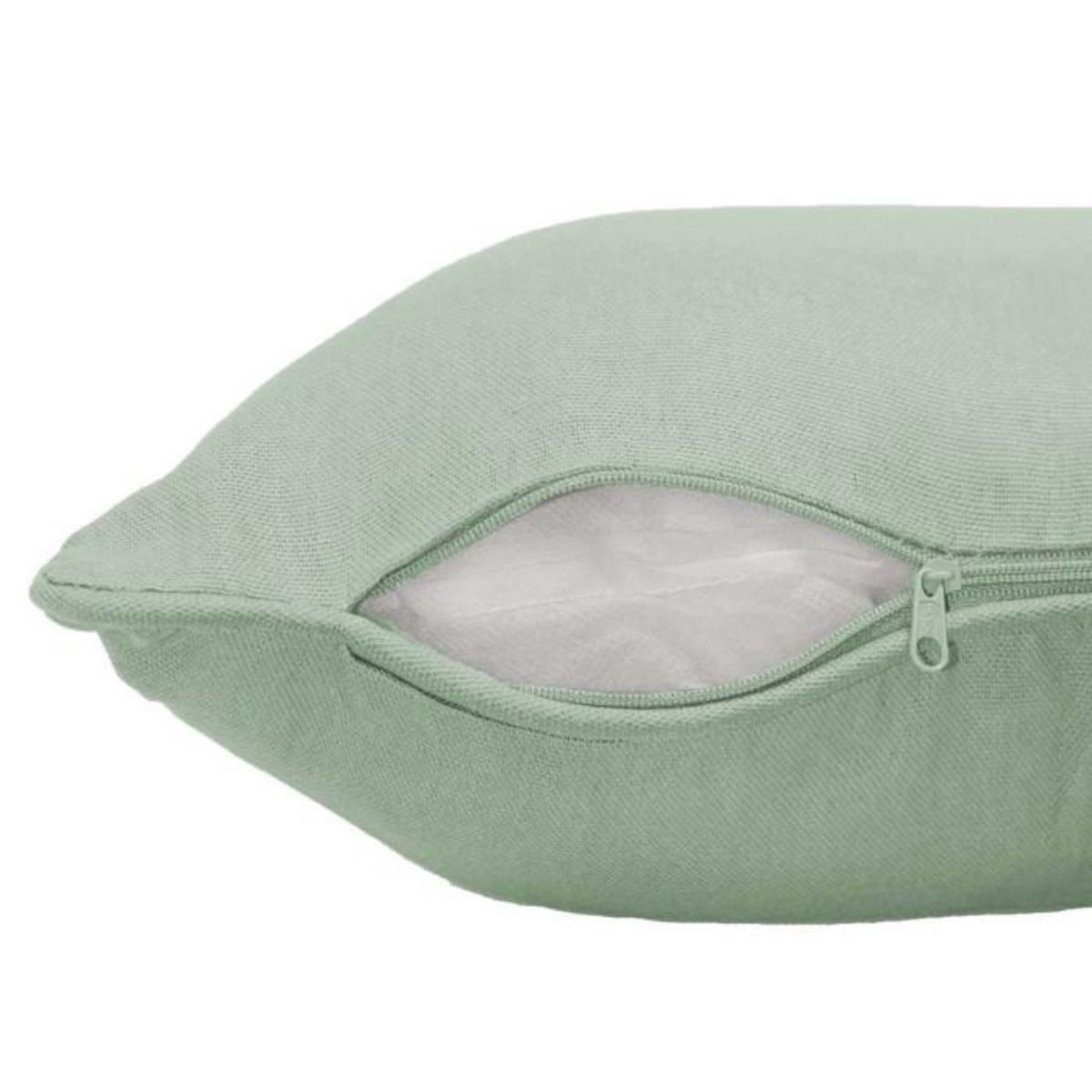 Paris Prix Housse de Coussin  Panama  40x40cm Sauge