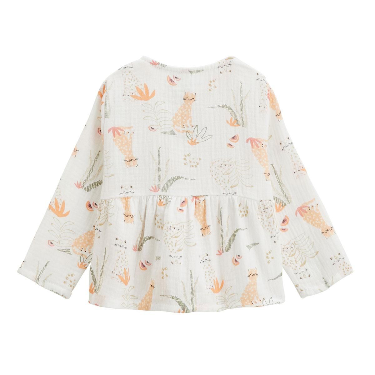 Petit Béguin Ensemble bébé blouse en gaze de coton et legging Sierra