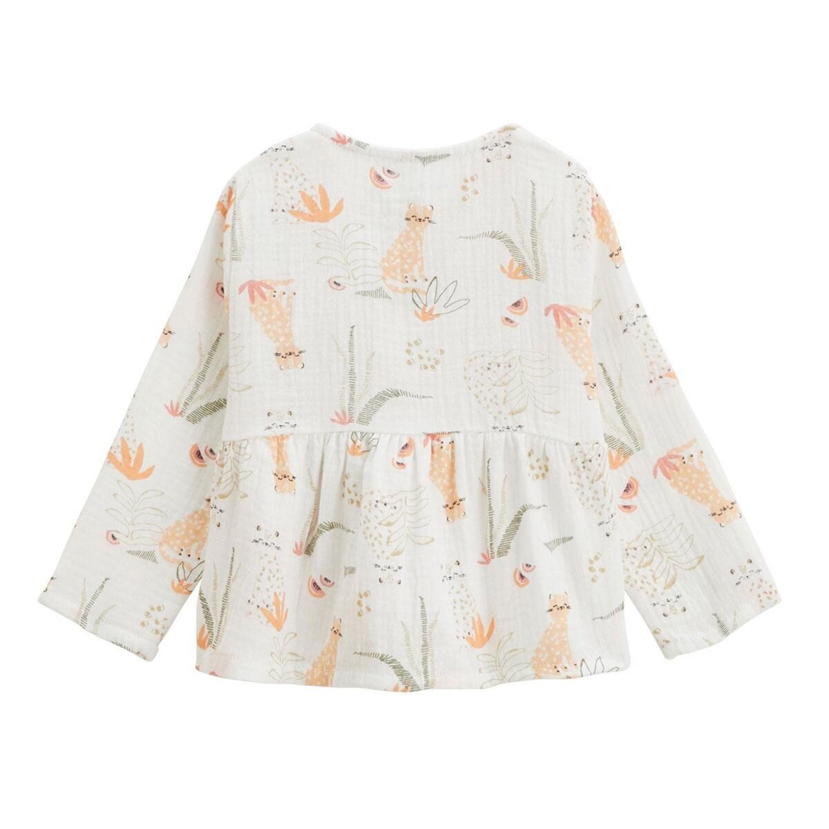 Petit Béguin Ensemble bébé blouse en gaze de coton et legging Sierra