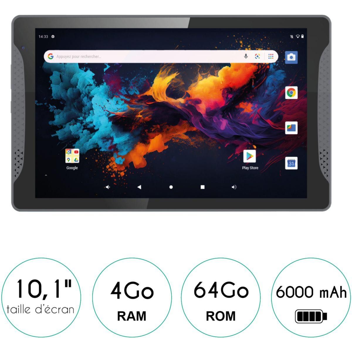 Logicom Tablette Android Tab Stand Pro Gris 64Go