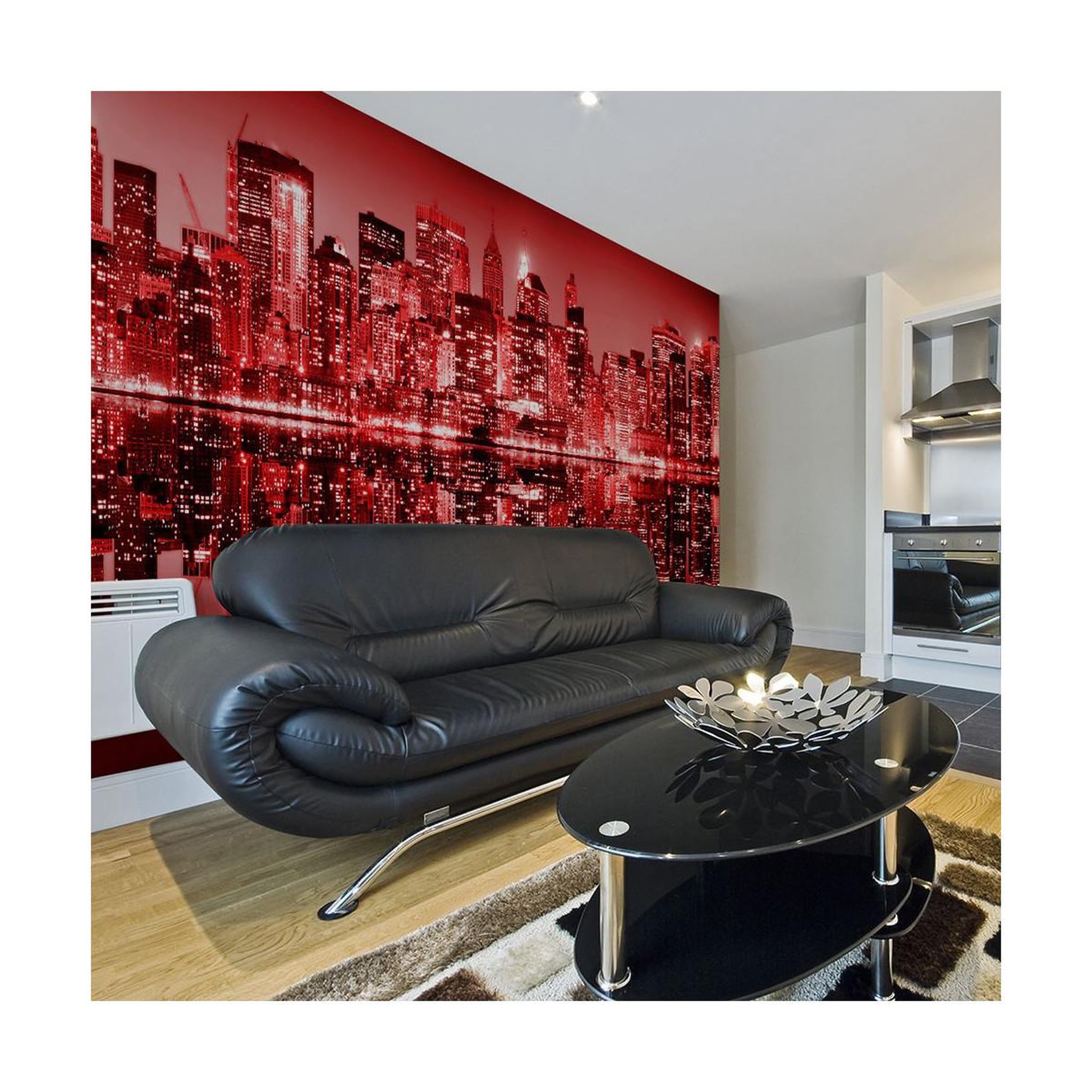 Paris Prix Papier peint xxl  red hot nyc  270x550cm