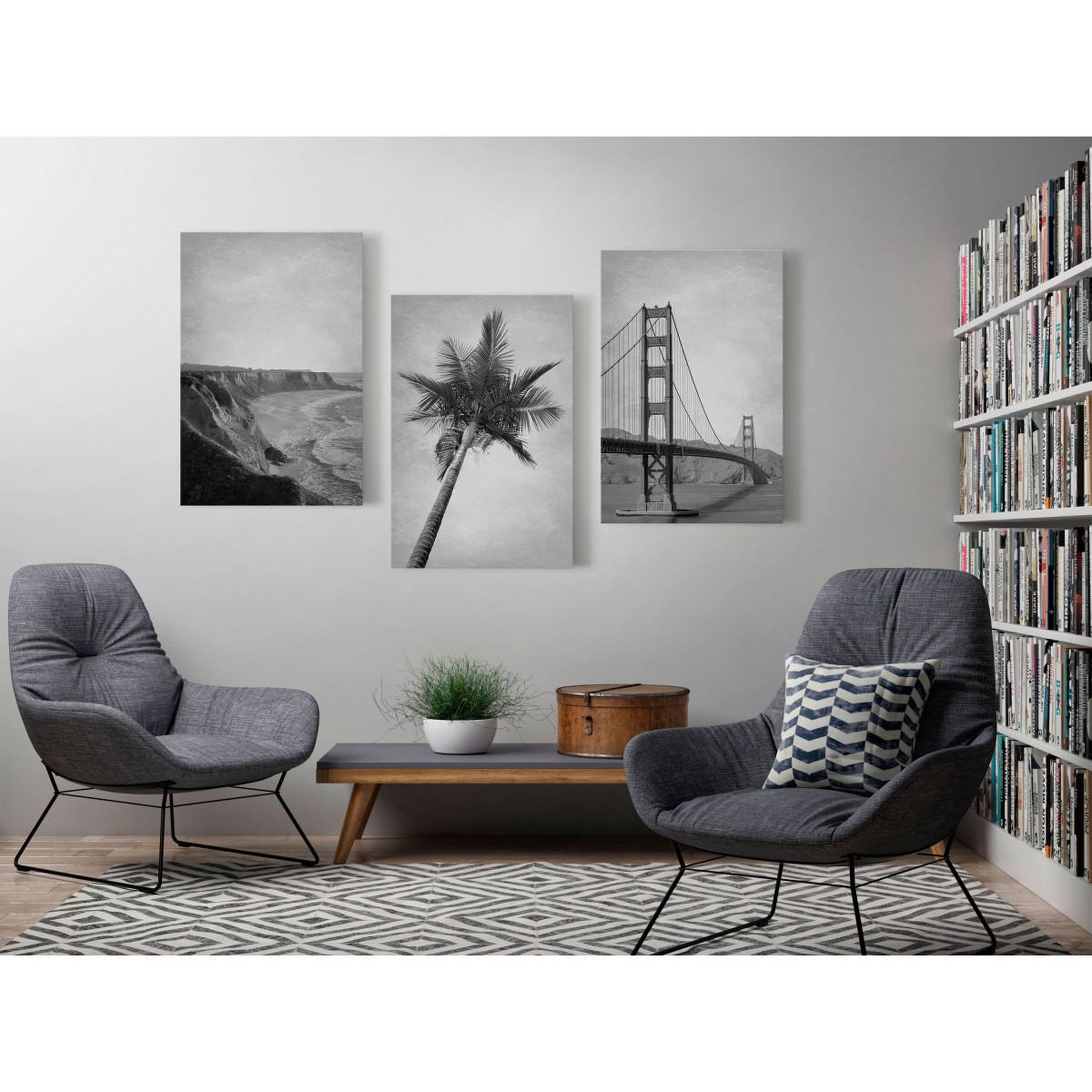 Voir la diapositive 2 : Paris Prix Tableau imprimé  california collection