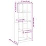 Voir la diapositive 6 : VIDAXL Bibliotheque blanc 57x28,5x141 cm bois d'ingenierie