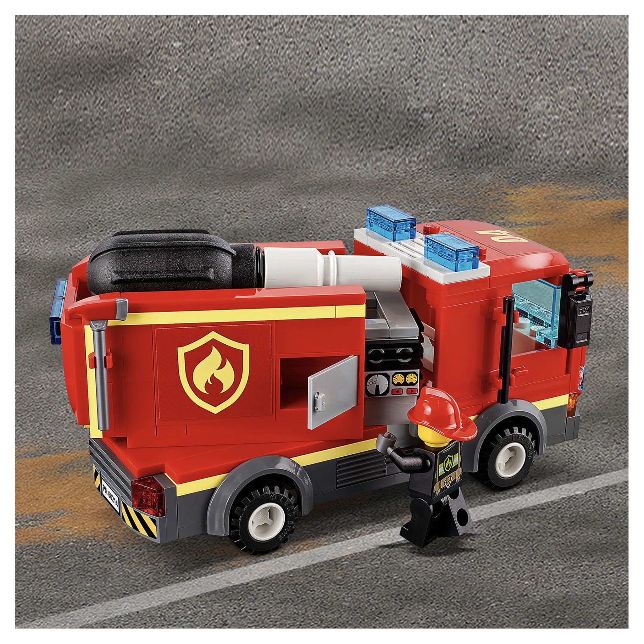 Voir la diapositive 7 : LEGO City 60214 - L'intervention des pompiers au restaurant de burgers