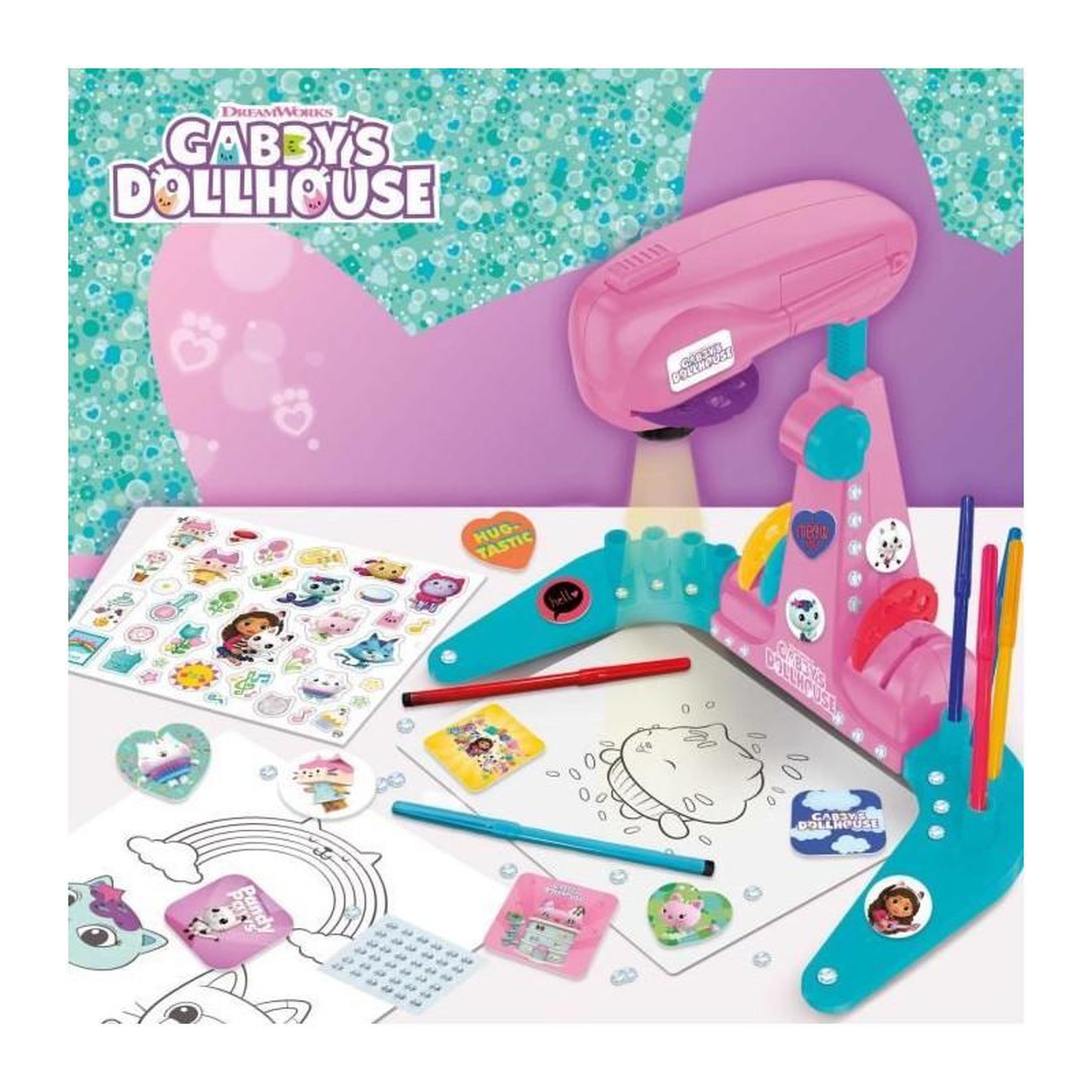 Voir la diapositive 3 : LISCIANI GIOCHI Projecteur de dessins - LISCIANIGIOCHI - Gabby et la maison magique - Accessoires Inclus, Modeles