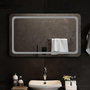 Voir la diapositive 3 : VIDAXL Miroir de salle de bain a LED 100x60 cm