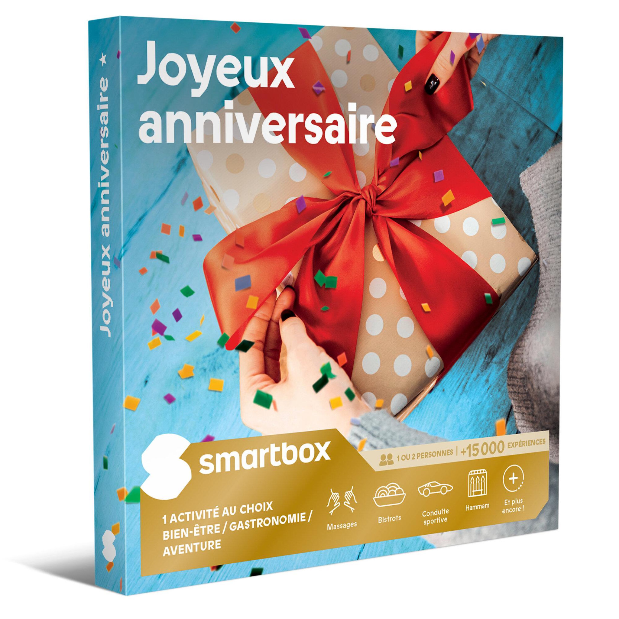 Smartbox Joyeux anniversaire* - coffret cadeau multi-thèmes