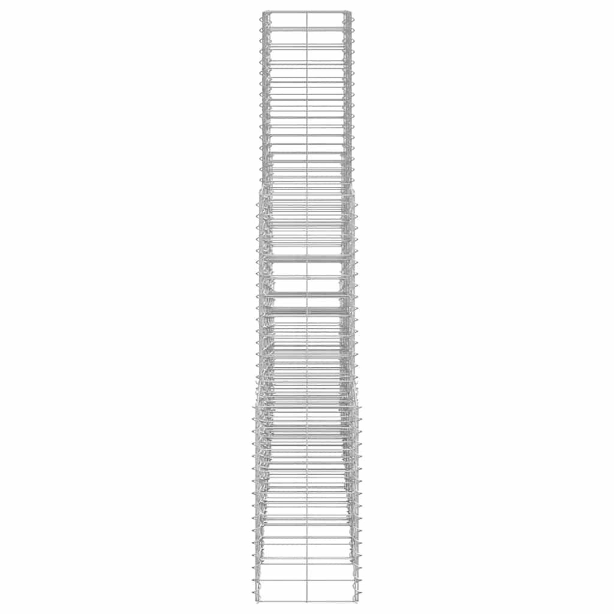 Voir la diapositive 5 : VIDAXL 6 gabions en fil galvanise