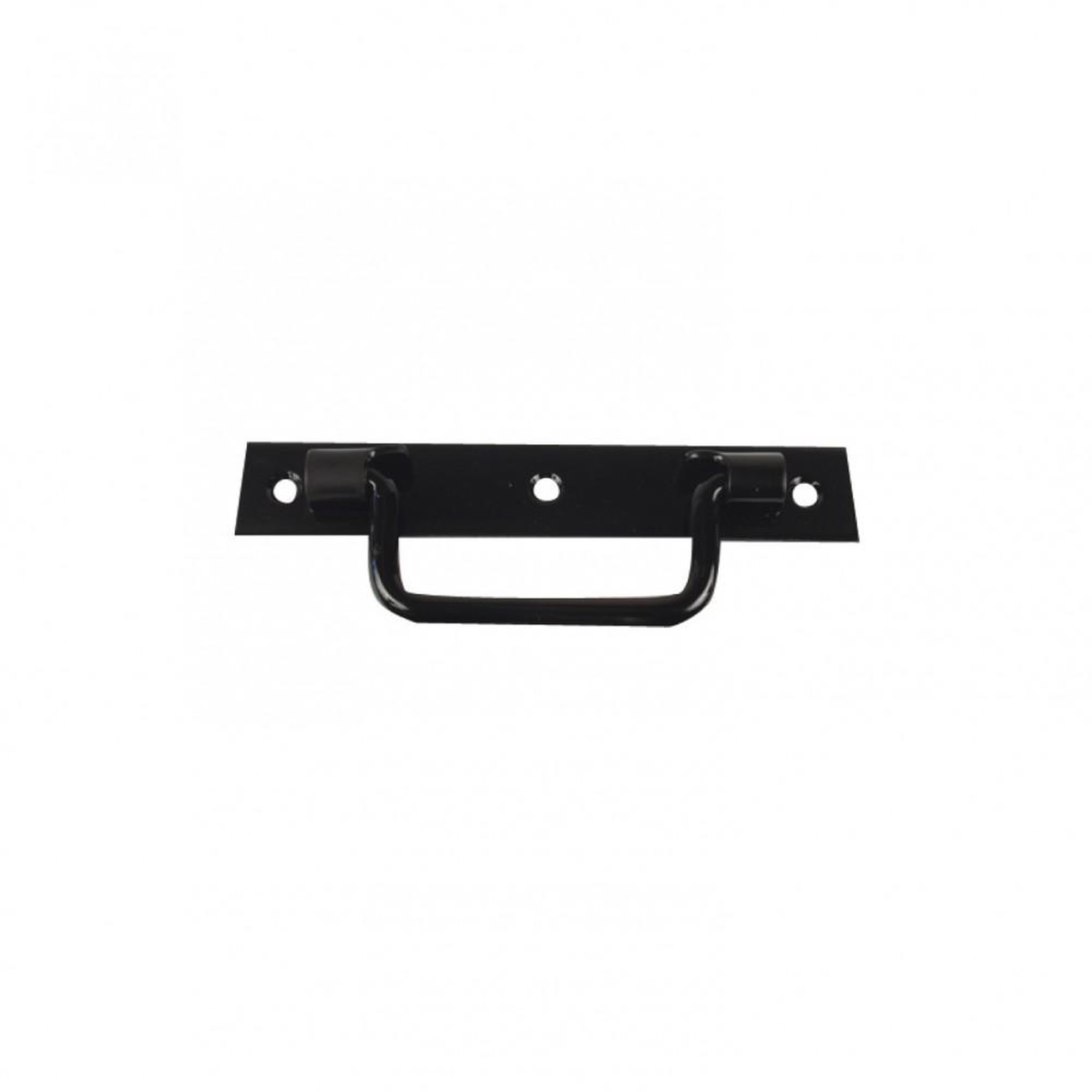 CENTRALE BRICO Poignée sur platine acier prépeint, H.25 x L.160 x P.10 mm