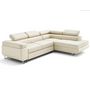 Voir la diapositive 2 : LISA DESIGN Zaria - canapé d'angle droit 5 places convertible avec coffre et têtières en simili