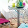 Voir la diapositive 3 : Paris Prix Nappe Ronde Cristal  Garden  180cm Transparent & Blanc