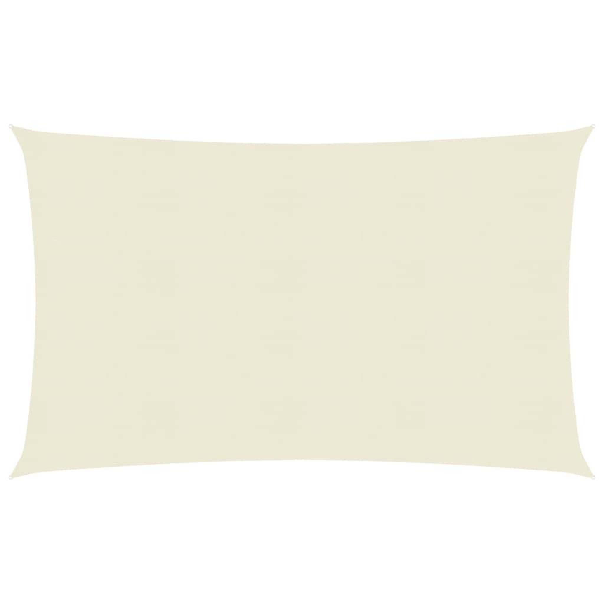 Voir la diapositive 2 : VIDAXL Voile d'ombrage 160 g/m^2 Creme 6x7 m PEHD