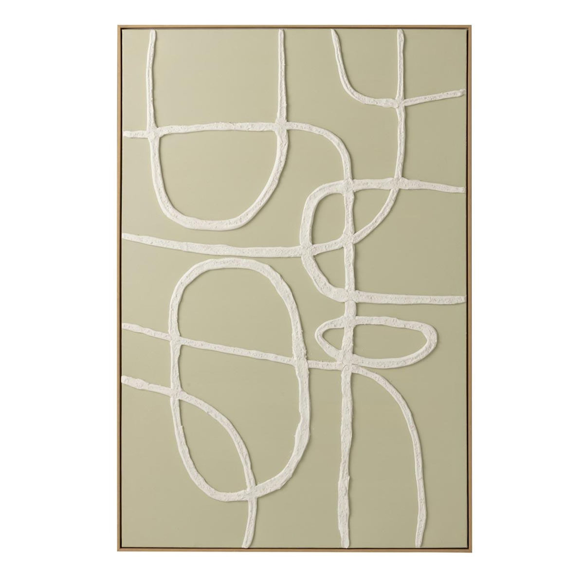 Paris Prix Tableau Déco  Abstract  82x122cm Vert Clair