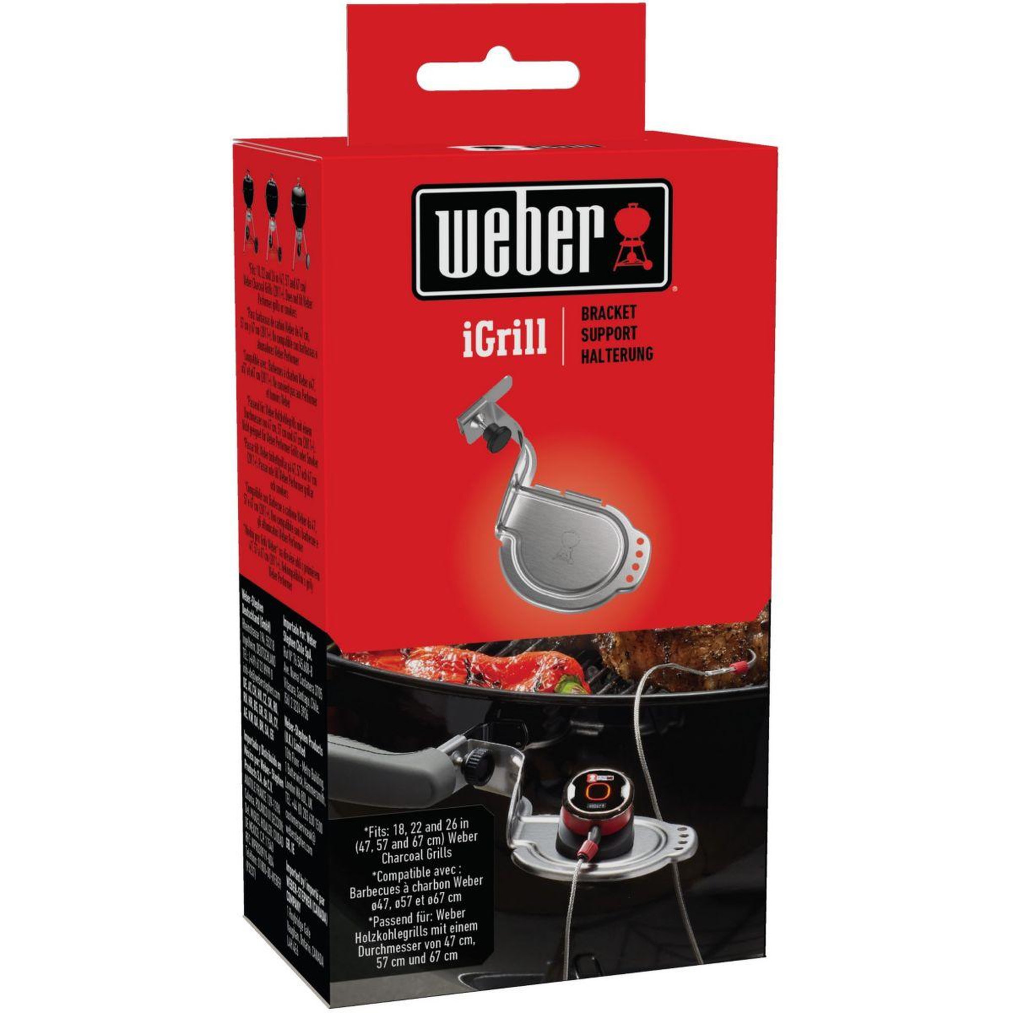 Voir la diapositive 2 : Weber Support iGrill iGrill Bracket Support pour thermomètre