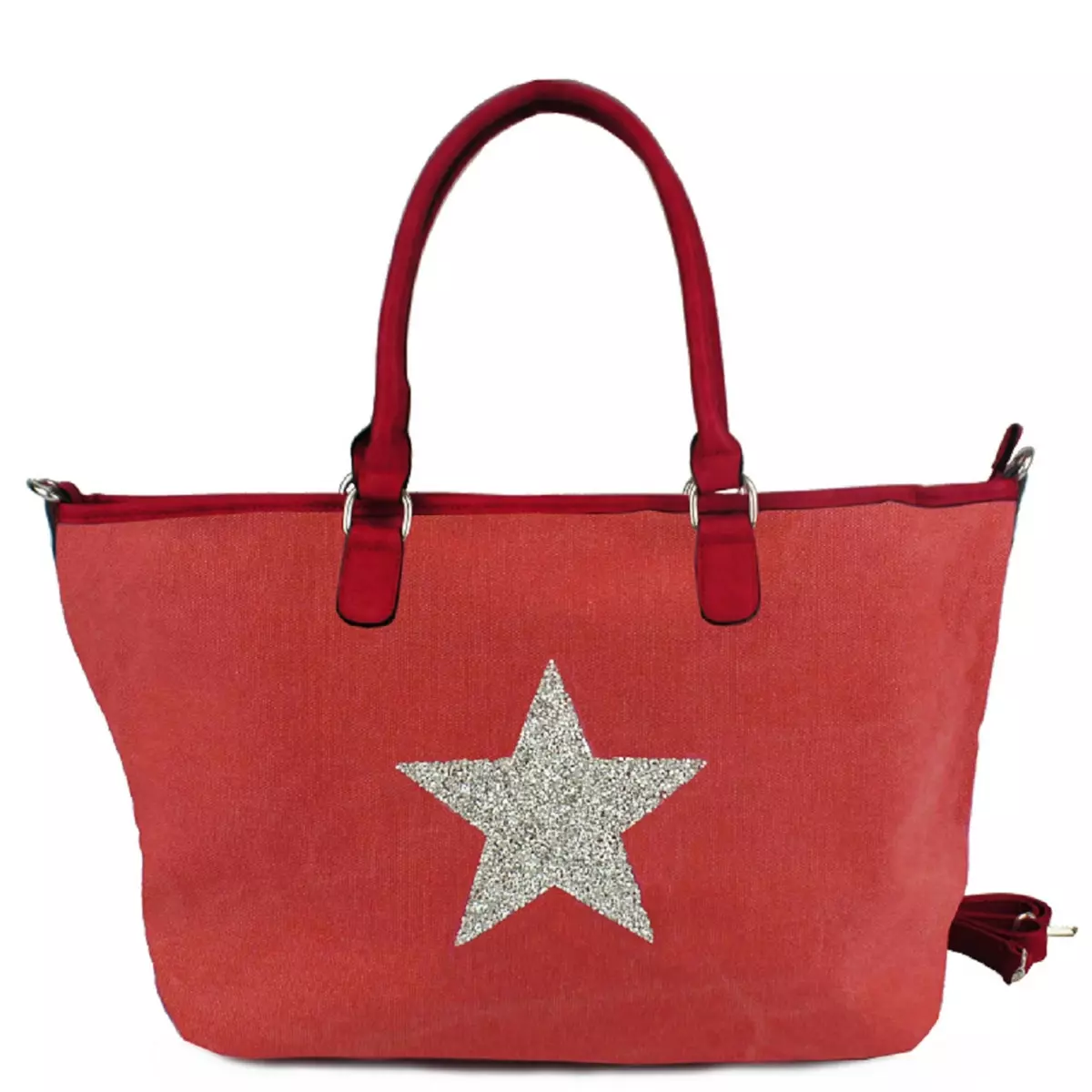 Sac besace strass Etoile - Rouge