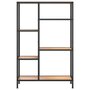 Voir la diapositive 3 : VIDAXL Etagere a livres 80x30x120 cm Acier et bois d'ingenierie
