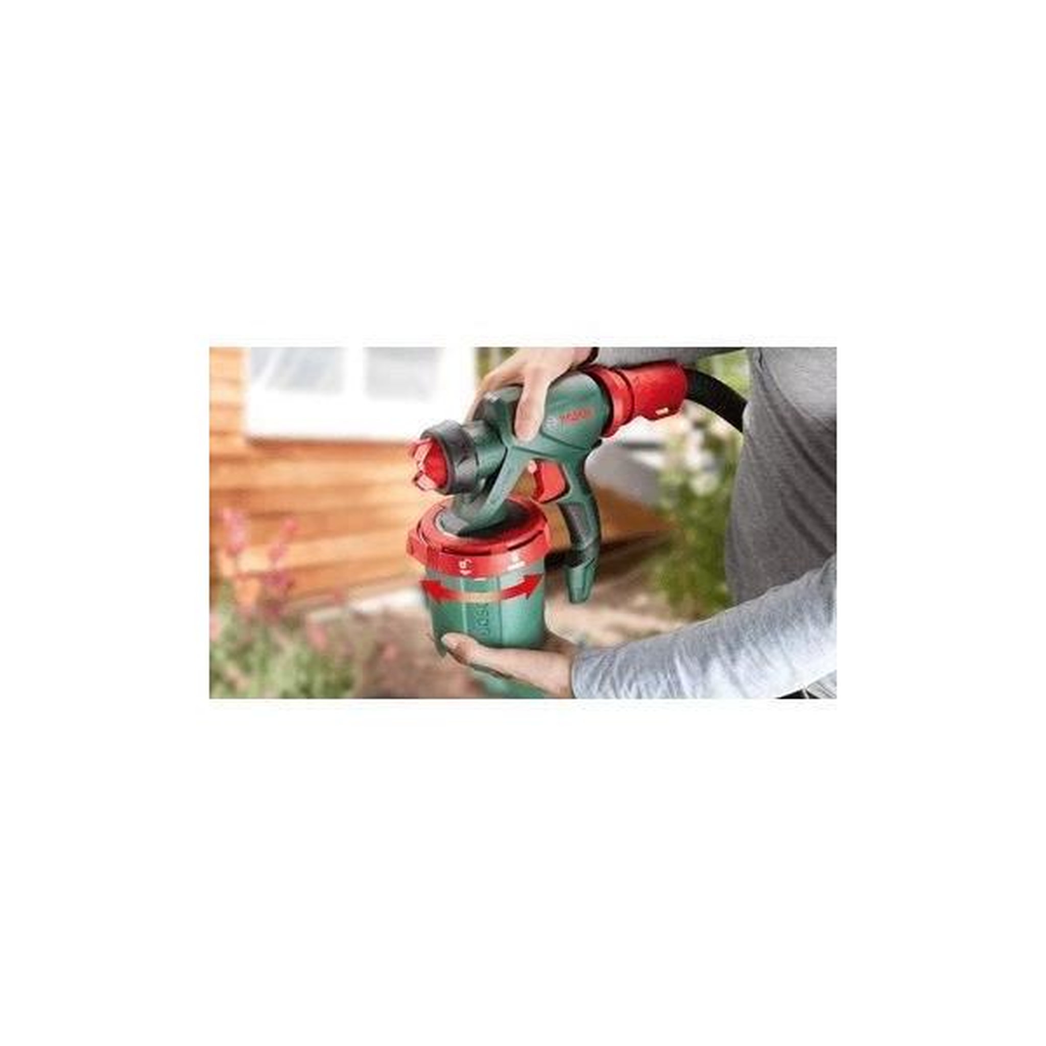 Voir la diapositive 5 : BOSCH Pistolet a peinture BOSCH PFS 3000-2 650W - Basse pression - Pour intérieur et extérieur