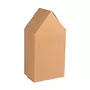Rayher Kit boîte à plier - Maison - Kraft - 20 x 10 x 7,5 cm
