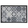 Voir la diapositive 1 : Paris Prix Tapis Déco à Motifs  Carreaux Ciment  40x60cm Gris