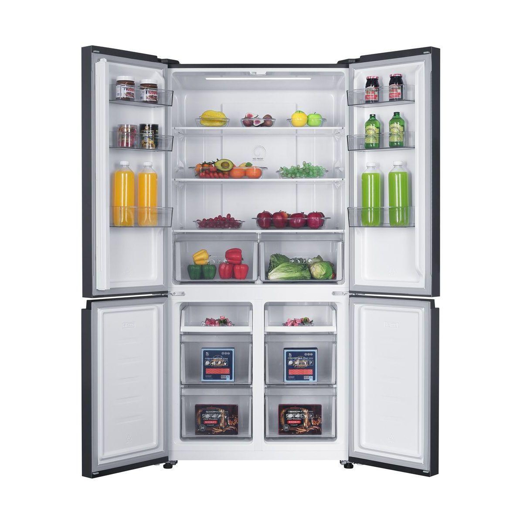 Voir la diapositive 3 : ESSENTIEL B Réfrigérateur multi portes ermve190-90hov1