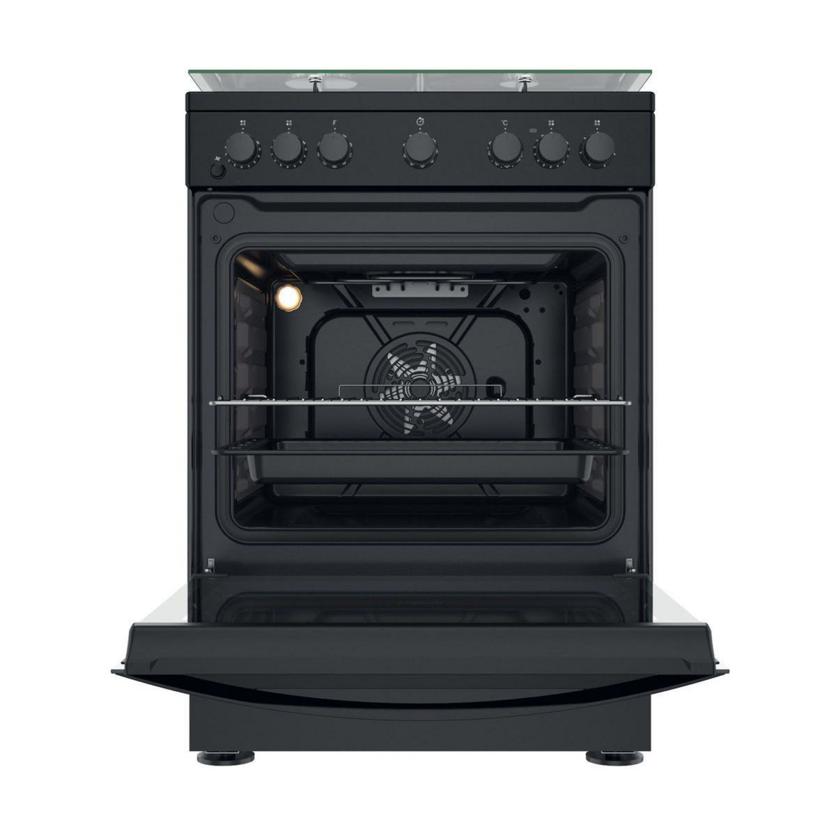 Indesit Cuisinière mixte IS67M5PCB/FR/1