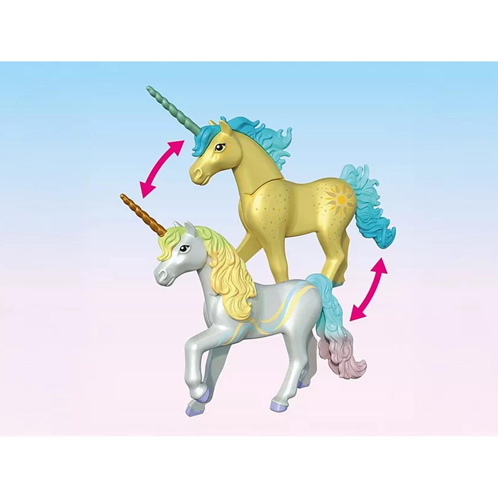 Voir la diapositive 4 : PLAYMOBIL Magic Unicorns Licorne Fleur d'arc-en-ciel avec fée