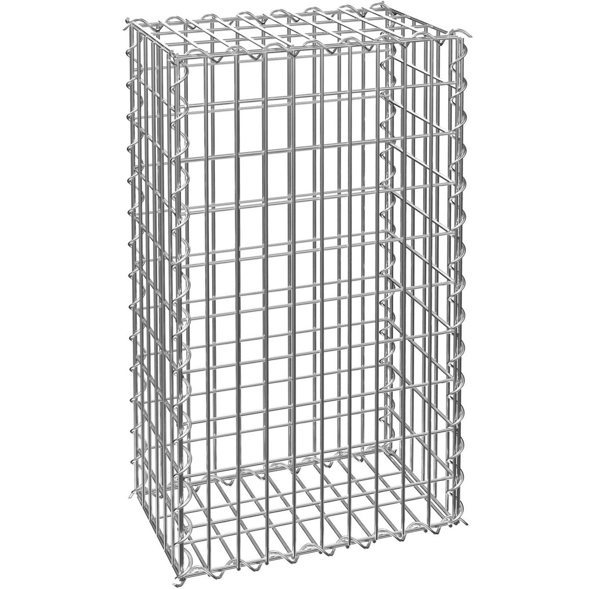 tectake Gabion rectangulaire gris 100 x 30 x 50 cm