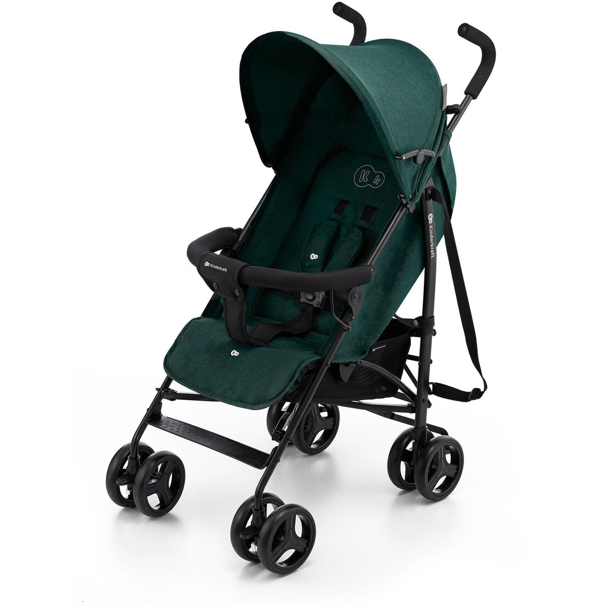Voir la diapositive 2 : KINDERKRAFT Poussette légère de voyage pliable avec dossier réglable