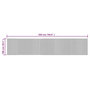Voir la diapositive 6 : VIDAXL Tapis rectangulaire marron fonce 100x500 cm bambou