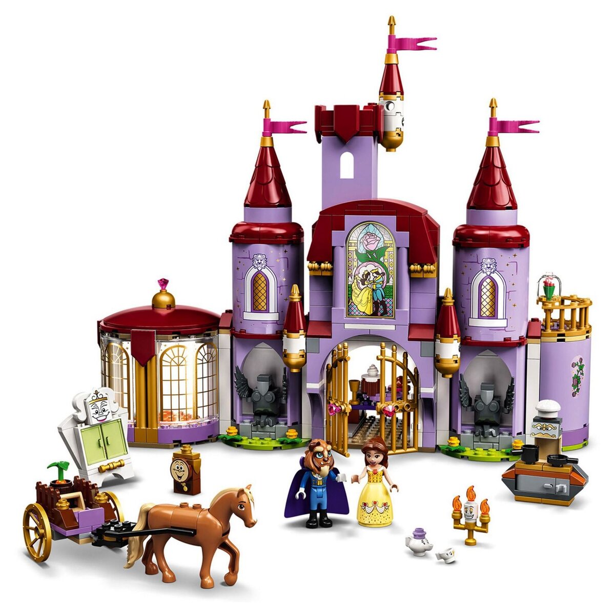 LEGO Disney 43196 - Le château de la Belle et la Bête avec figurines