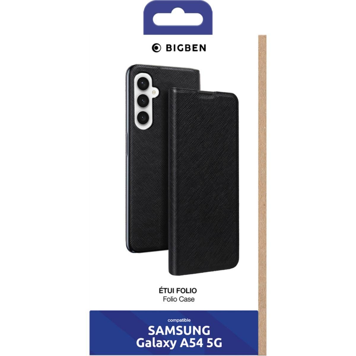 Bigben Connected Etui Samsung A54 5G stand Noir