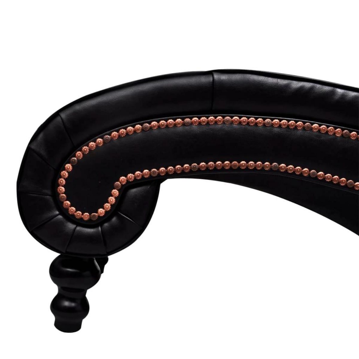 VIDAXL Chaise longue Marron Similicuir