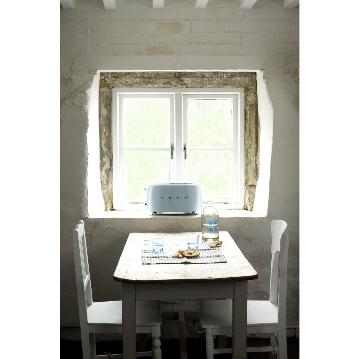 SMEG Grille-pain TSF02WHEU Blanc